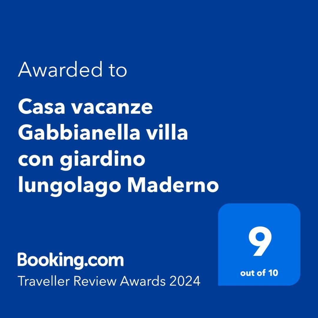 Casa Vacanze Gabbianella Villa Con Giardino Lungolago Maderno Toscolano Maderno Exterior foto